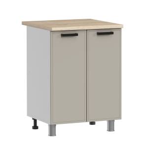 Кухонный модуль напольный Аленушка Магнолия Н 600 Н00240013 керамика,скоба черный
