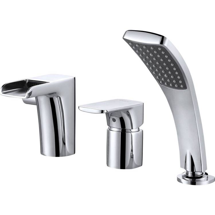 Смеситель для ванны D&K Berlin Freie DA1434201 хром глянцевый