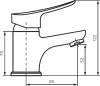 Смеситель для раковины Dorff Norma D1002100 фото 8