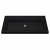 Раковина Uperwood Classic Quartz 291030011 черная матовая, уголь, 90x45 фото 6