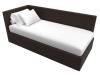 Кровать Лига Диванов Лига-039 122064L коричневый левая 90x200 фото 5