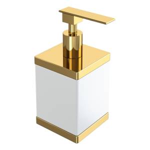 Дозатор Boheme Qubic 10969-G Gold