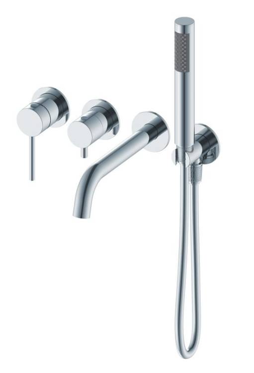 Смеситель для ванны Oliveeka Y OL-889017-CR встраиваемый, с внутренней частью, хром