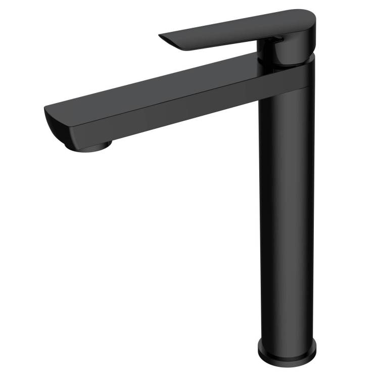 Смеситель для раковины ESKO Lagos Black LG25B высокий, черный