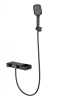 Смеситель для ванны Wonzon & Woghand WW-B2551-MB с душем и термостатом, черный матовый