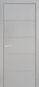 Межкомнатная дверь эмаль Текона Смальта-line 03U, глухая, Ral 7044 агат 800x2000