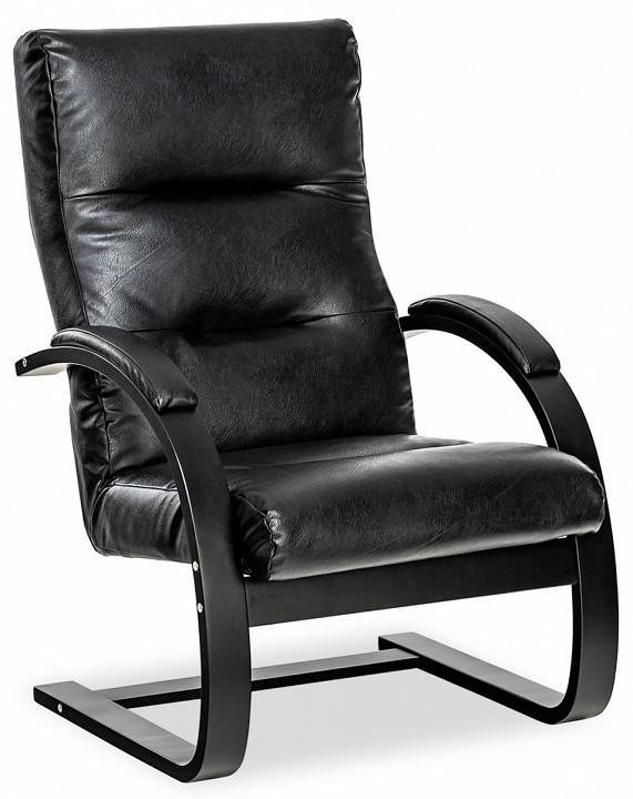Кресло Leset Монэ 4687203506414 венге/черный Dundi 109