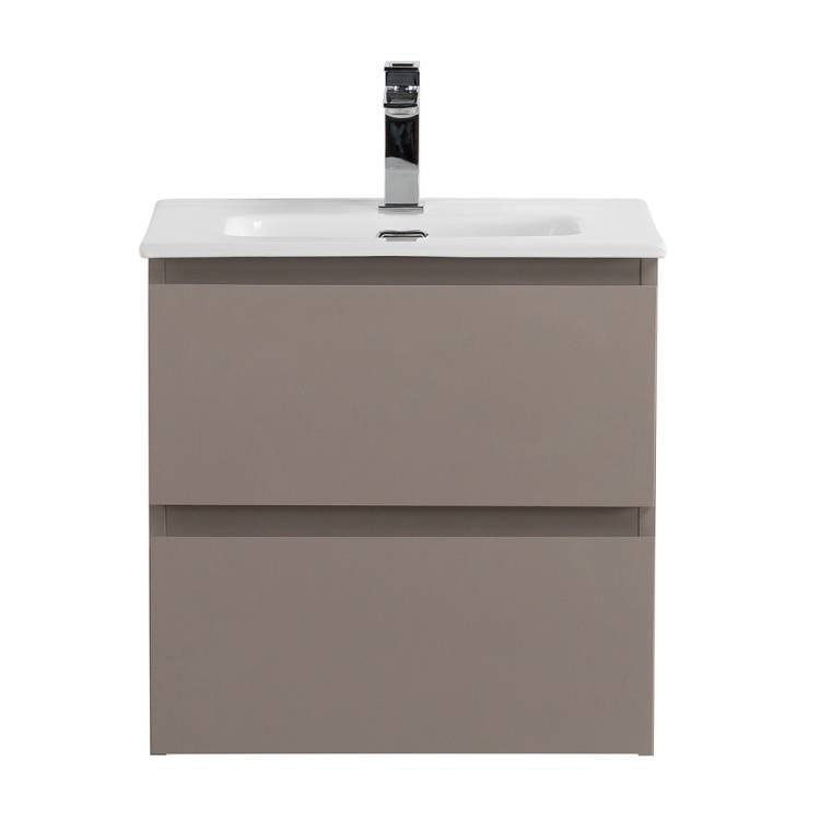 Тумба с раковиной BelBagno Kraft 39 50 Бежевый матовый, раковина BB500/390ETL