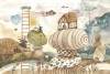 Фреска Ortograf Adventure 35287 Фантазийные домики Флок FLK