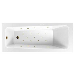 Акриловая ванна Excellent Ava RELAX WAEX.AVA16.RELAX.GL 160x70 золото