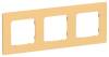 Рамка 3-постовая IEK Flite FI-M32-32-20-K90 золотарник