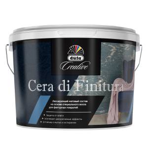 Покрытие декоративное лессирующее Dufa Creative Cera Di Finitura матовое 2.5 л