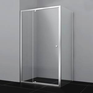 Душевой уголок Wasserkraft Aula 11P14 профиль хром, стекло прозрачное, 110x80x190