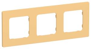 Рамка 3-постовая IEK Flite FI-M32-32-20-K90 золотарник