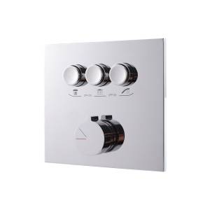 Смеситель для ванны Vincea VSCV-431CH встраиваемый, трехфункциональный, хром