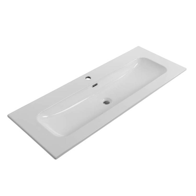 Раковина Cezares Eco CZR-8073-120 белый глянцевый, 121x46x15.5