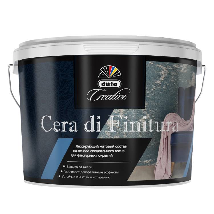 Покрытие декоративное лессирующее Dufa Creative Cera Di Finitura матовое 2.5 л