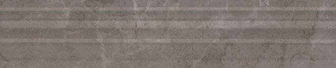 Бордюр Kerama Marazzi Гран Пале BLE008 Багет серый 5.5x25