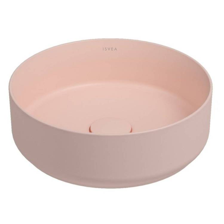 Раковина Isvea Infinity 10NF65036SV-2S 35 см, лососевая матовая