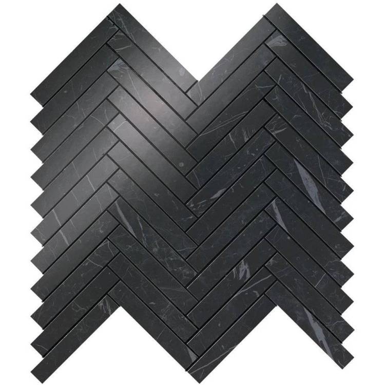 Декор Atlas Concorde Marvel Stone 9SHN Nero Marquina Herringbone Wall 30x30.5