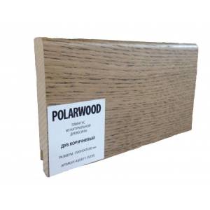 Плинтус Polarwood PW Skirting Oak Brown (PW Скиртинг Дуб Коричневый) 2500x95x15