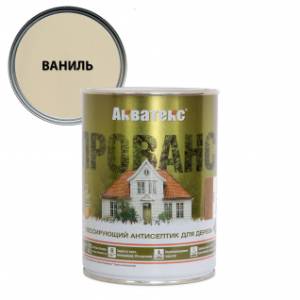 Антисептик для древесины лессирующий Акватекс Прованс полуматовый ваниль 0.75 л
