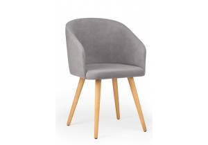 Деревянный стул Notta Монер 632659 Темно-серый (glory 20) / светлое дерево