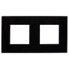 Рамка 2-постовая IEK Skandy SK-M22-G-K02 черный фото 4