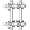 Коллектор Oventrop Multidis SF 6, нержавеющая сталь, 1 x 3/4 дюйма, с регулирующими вставками на подаче фото 2