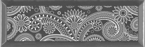 Декор Absolut Keramika Monocolor Decor Silver 7.5x15