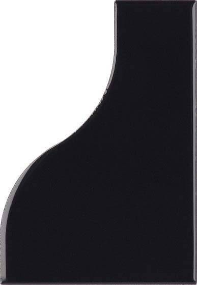 Керамическая плитка Equipe Curve 28849 Black 8.3x12