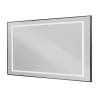 Зеркало BelBagno SPC-KRAFT-1400-800-SENS-NERO с подсветкой и подогревом, Черный фото 2
