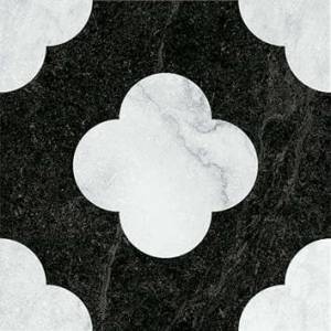 Керамогранит 41ZERO42 Dandy 4101200 Pin Black White 18.6x18.6