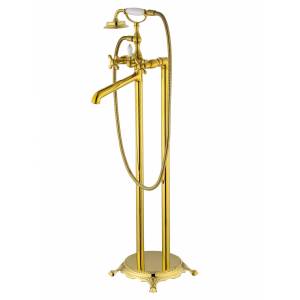 Смеситель для ванны Wonzon & Woghand WW-88649020-PG напольный, золотой глянцевый