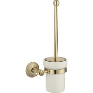 Туалетный ёршик с настенным держателем Savol 58b S-005894B золото