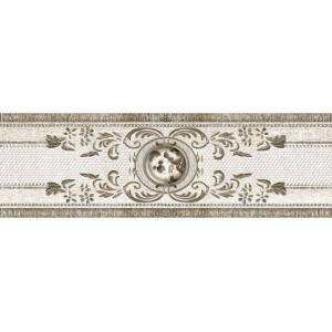 Бордюр Beryoza Ceramica Астерия Фриз Светло-Бежевый 9.5x30