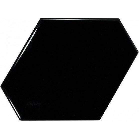 Керамическая плитка Equipe Scale 23833 Benzene Black 10.8x12.4
