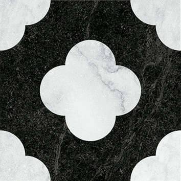 Керамогранит 41ZERO42 Dandy 4101200 Pin Black White 18.6x18.6