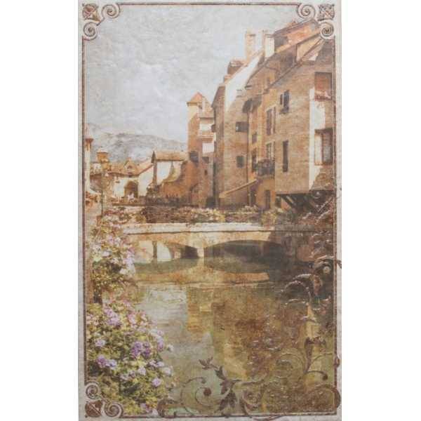 Декор Шахтинская плитка Palermo 10301001645 Beige 03 25x40