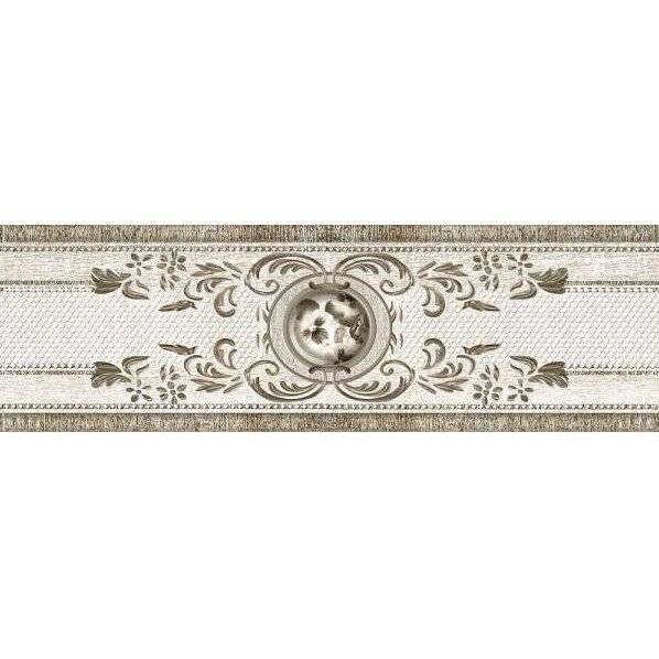 Бордюр Beryoza Ceramica Астерия Фриз Светло-Бежевый 9.5x30