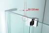 Душевой уголок Cezares Slider SLIDER-AH-1-80-80/90-C-Cr профиль хром, стекло прозрачное, 90x80 фото 9