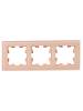 Рамка 3-постовая IEK Brite BR-M32-G-31-K96 персиковый матовый фото 5