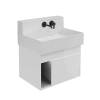 Тумба с раковиной Kerama Marazzi Logica M белый, тумба LO.M.65\WHT + рак. LO.M.wb.65