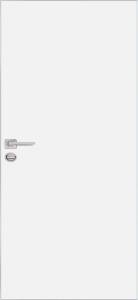 Скрытая дверь PX-0 Invisible, AL кромка матовая с 4 сторон, открывание «на себя» 600x2000