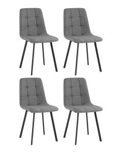 Набор из 4 стульев Stool Group Chilly OS-2011-V seat 1009-26 DUAL X4 темно-серый, рогожка