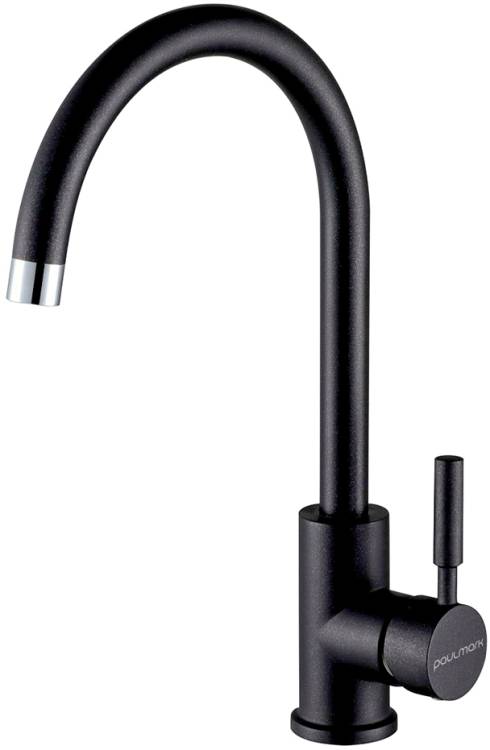 Смеситель для кухни Paulmark Holstein Ho212063-BLM черный
