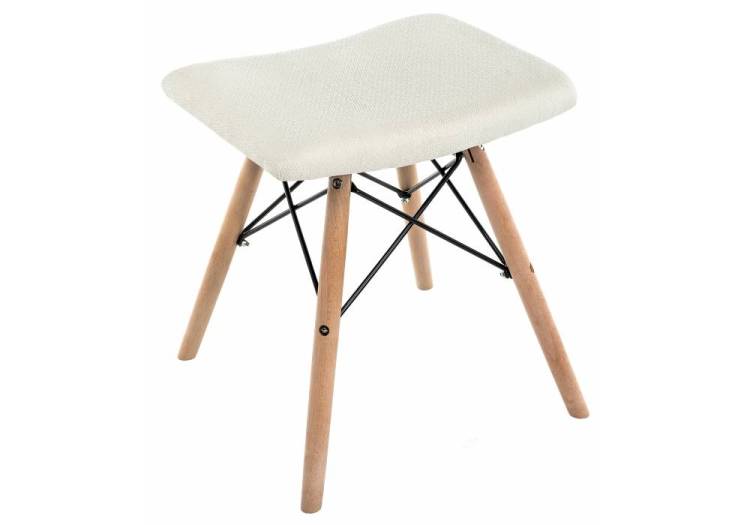 Табурет Woodville Ben 11600 бежевая ткань