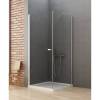 Душевое ограждение NEW TRENDY NEW SOLEO 80x100x195 D-0140A/D-0089B (хром) фото 2