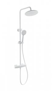 Душевая стойка Wonzon & Woghand WW-B3035-A-MW с термостатом, белый