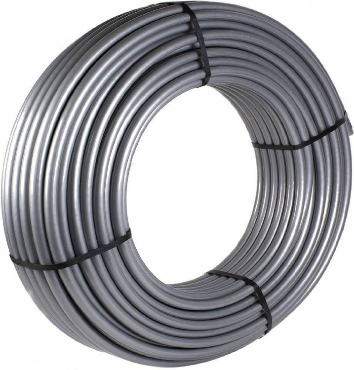 Труба из сшитого полиэтилена с кислородным слоем Stout SPX-0001-002535 25х3.5 (бухта 50 метров) PEX-a, серая